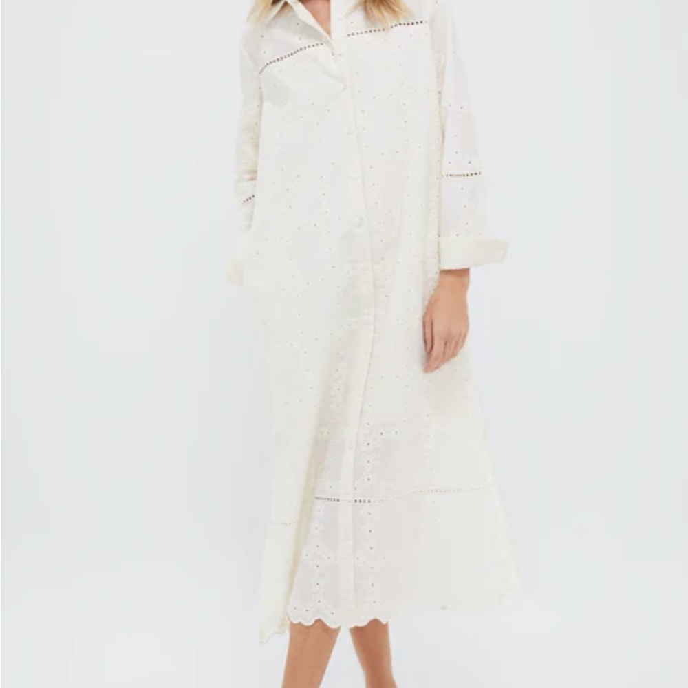 Tuckernuck Pomander Place Cream Maxi Dress